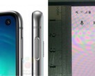 Der seitliche Fingerabdrucksensor und das etwa 5 mm große Displayloch im Samsung Galaxy S10e.