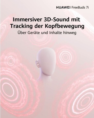 Die Kopfbewegungen können getrackt werden (Bildquelle: Huawei)