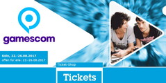 gamescom 2017 | Ticketshop ab sofort geöffnet