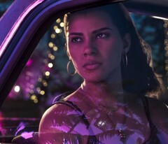 Eine Standaufnahme von Lucia Caminos aus den Trailern von Rockstar Games