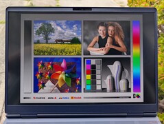 Draußen im Schatten. Alienware-Laptops sind nicht wirklich für eine optimale Sicht im Freien konzipiert