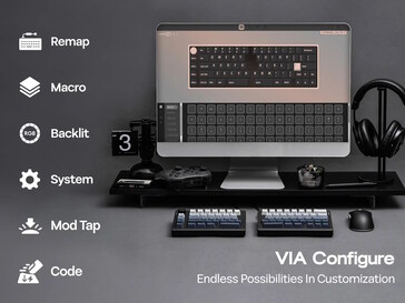 Geworben wird mit umfangreichen Konfigurationsmöglichkeiten (Bildquelle: Epomaker)