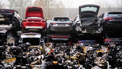 Audi MaterialLoop: Recycelter Stahl aus Altfahrzeugen für Audi A4-Türen.