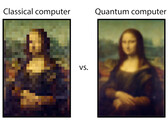 Unterschied zwischen klassischem und Quantencomputer. (Bild: Caltech)