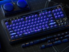 Die mechanische Tastatur 8BitDo Retro 87 Mecha Break: Panther Edition kommt mit RGB-Beleuchtung. (Bildquelle: 8BitDo)