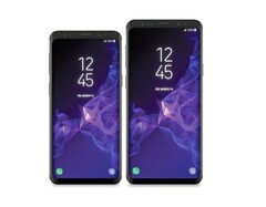 Galaxy S9 und S9+ als hochauflösende Renderbilder inklusive technischer Daten.