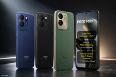 Das Xiaomi Poco M8x 5G in seinen drei Farbvarianten