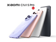 Xiaomi wirbt in China mit frischem Civi 5 Pro Design und aufgewerteter Leica-Kamera. (Bildquelle: Xiaomi)