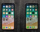Das OLED-Display links ist deutlich heller, kontrastreicher und farbenprächtiger als das LCD im iPhone X rechts. (Bild: iFixit)
