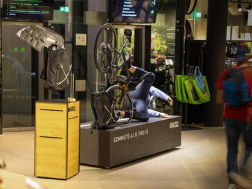 Die Verkaufsfläche bei Sport Schuster in München