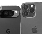 Erstmals ist ein Google Pixel 9 Pro in Hands-On-Bildern aufgetaucht und von allen Seiten zu sehen, auch mit Apple iPhone 14 Pro Max daneben. (Bild: Rozetked)