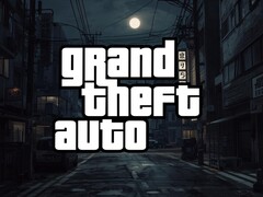 Grand Theft Auto-Logo auf Tokio-Hintergrund (Bildquelle: Rockstar Games mit Bearbeitungen)