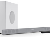 Die weiße Ausführung der Cinebar 11 Soundbar dürfte in hellen Wohnzimmern eine gute Figur abgeben (Bild: Teufel)