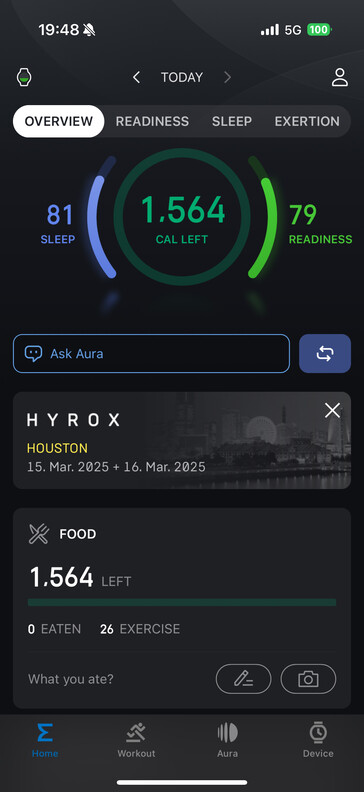 Etwa ein Kaloriendefizit soll sich einfach identifizieren lassen (Bildquelle: Zepp Health)