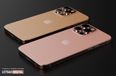 Das Apple iPhone 13 Pro soll in Schwarz, Silber, Gold und Bronze angeboten werden. (Bild: LetsGoDigital)