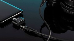 Hama USB-C-Adapter für 3,5-mm-Klinke mit integriertem Mikrofon.