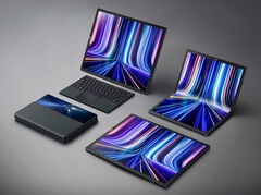 Das Asus Zenbook 17 Fold OLED soll schon nächstes Jahr Konkurrenz von Apple erhalten. (Bildquelle: Asus)