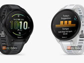 Ein Leak hat das Design der Garmin Forerunner 165 enthüllt. (Bild: 91mobiles)