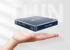 Der Beelink Gemini M ist gerade einmal 1,8 Zentimeter dünn und 340 Gramm leicht. (Bild: Beelink)