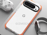 Das neue Kameramodul des Pixel 9 Pro passt besser in Schutzhüllen. (Bild: Gizmochina)
