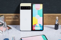 Das erste faltbare Smartphone von Google soll erneut verschoben worden sein. (Bild: LetsGoDigital)