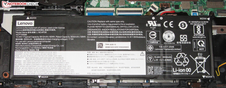 Der Akku verfügt über eine Kapazität von 60 Wh.