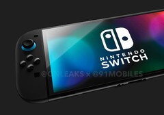 Die Nintendo Switch der nächsten Generation soll in Kürze offiziell vorgestellt werden. (@Onleaks / 91mobiles)
