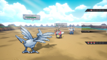 Im Bild: Ein Gameplay-Screenshot aus Pokémon Gamma Emerald.