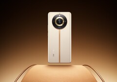 Das Realme 11 Pro setzt auf ein auffälliges Design mit Leder-Textur. (Bild: Realme)