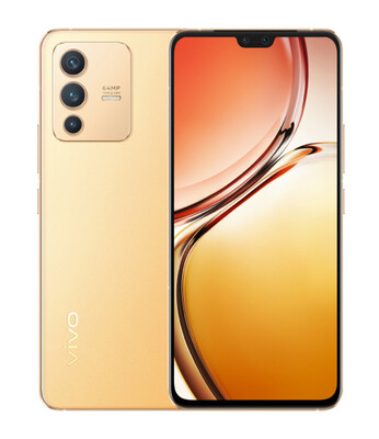 Vivo V23 5G in Sunshine Gold