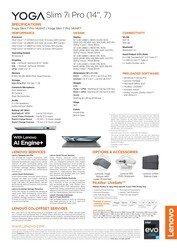 Lenovo Yoga Slim 7i Pro (14 Zoll) - Datenblatt