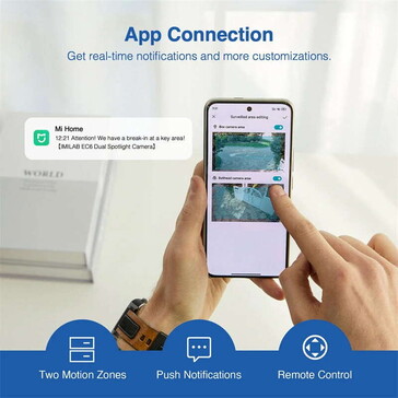 Eine App dient wie inzwischen üblich zur Steuerung