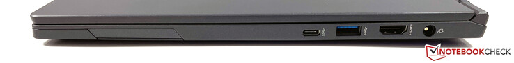 Rechts: USB-C 3.2 (Gen.1, Power Delivery), USB-A 3.2 (Gen.1), HDMI 2.0, Netzteil