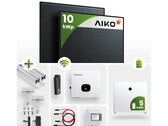 Solaranlage mit effizienten Solarmodulen von Aiko und Growatt-Batteriespeicher (Bildquelle: Tepto)