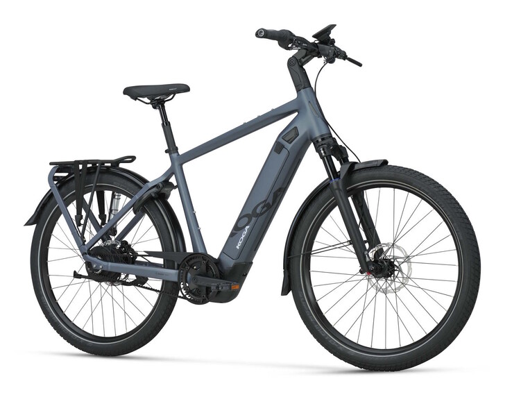 Hier ist das Fahrrad mit einem Diamantrahmen zu sehen