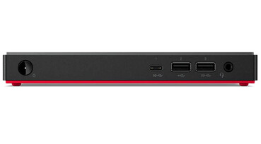 Die Front des ultrakompakten Lenovo Thinkcentre M75n. (Quelle: Lenovo)