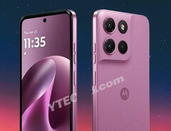 Das Motorola Moto G17 soll in Rot, Hellblau und Dunkelblau angeboten werden. (Bildquelle: Ytechb)