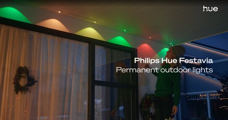 Die Philips Hue Festavia Permanent-Lichterkette. (Bildquelle: Philips Hue)