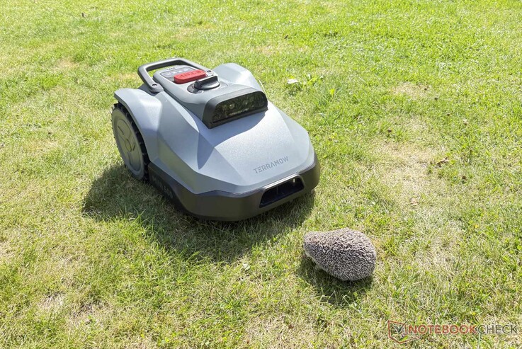 Der TerraMow Mini 500 hat im Test zuverlässig unsere Igelattrappe und weitere Hindernisse erkannt.