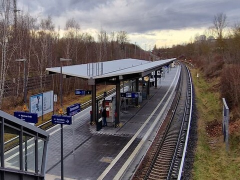 Ein Juwel in Berlin? Der S-Bahnhof Gehrenseestraße (S75) ist ein Zukunftsbahnhof.
