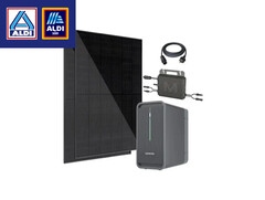 Aldi: Bifaziales Balkonkraftwerk mit Speicher 2.240 kWh startet samt Rabatt in den Verkauf