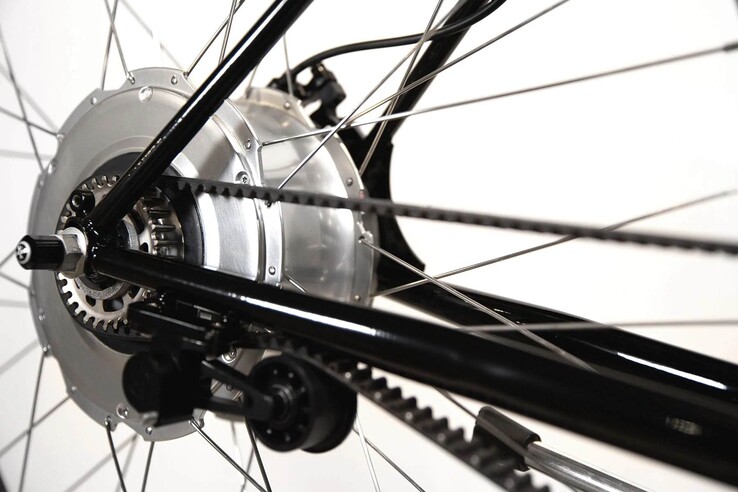 Detroit Bikes Electric: Der Hinterradnaben-Motor beherbergt auch den Akku