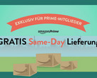 Amazon Same-Day Lieferung: Morgens bestellt, abends geliefert