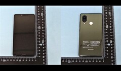 Das Aquos S3 zeigt sich im umsttrittenen Notch-Design mit rückwärtigem Fingerabdrucksensor.