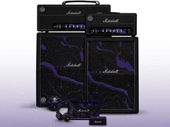 Marshalls Verstärker, tragbarer Lautsprecher und Kopfhörer erhalten ein neues Design in Violett und Schwarz mit silbernen Akzenten