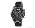 Das schwarz-goldene Design des limitierten Seiko-Chronographen ist von der japanischen Dampflokomotive D51 Nr. 200 inspiriert