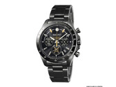 Das schwarz-goldene Design des limitierten Seiko-Chronographen ist von der japanischen Dampflokomotive D51 Nr. 200 inspiriert