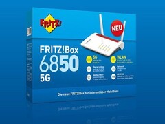 Ganze zwei Jahre nach der offiziellen Ankündigung ist die FRITZ!Box 6850 5G von AVM ab Oktober endlich auch in Deutschland erhältlich (Bild: AVM)