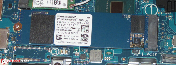 Eine NVMe-SSD dient als Systemlaufwerk