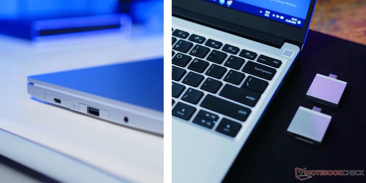 DockFrame nutzt dieselben Port-Module wie der Framework Laptop. (Bildquelle: Notebookcheck)